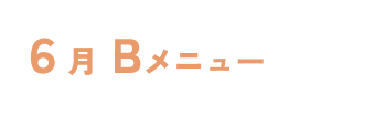 6月Bメニュー