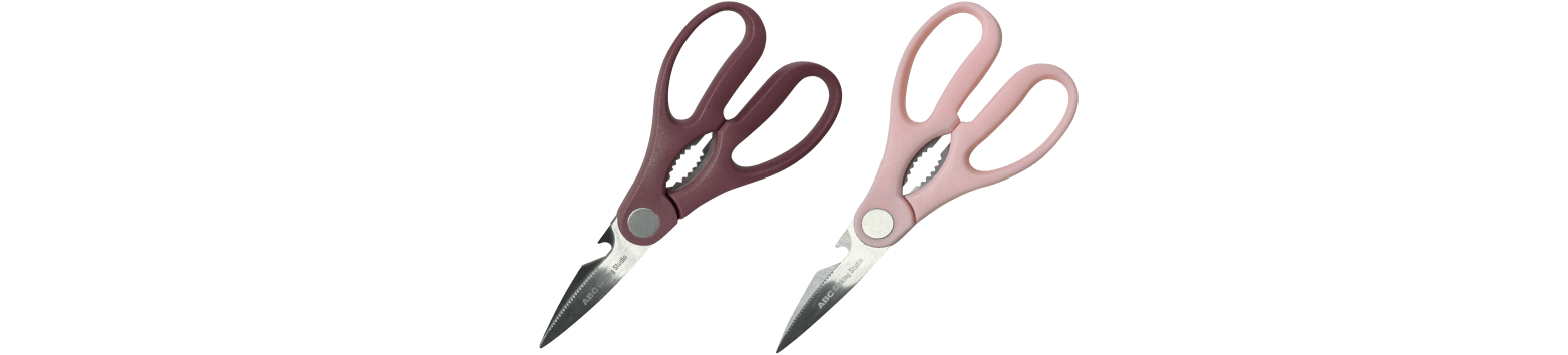 ABCロゴ入り キッチンはさみ