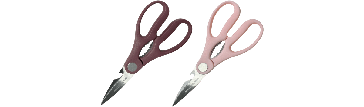 ABCロゴ入り キッチンはさみ