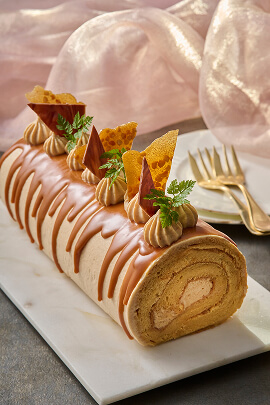 【10月限定】キャラメルナッツのロールケーキ