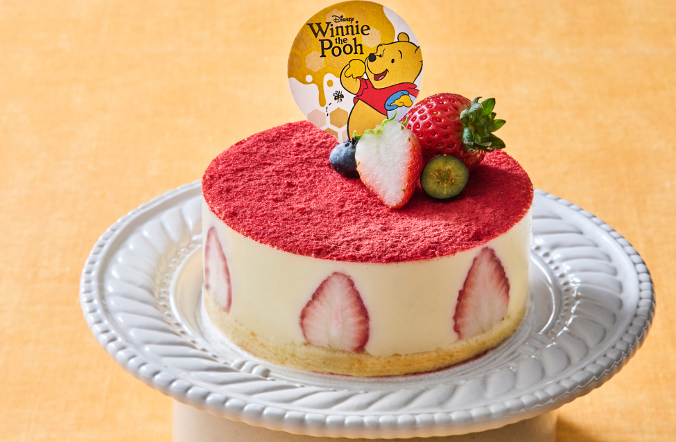 くまのプーさん/苺とはちみつのフレジエ