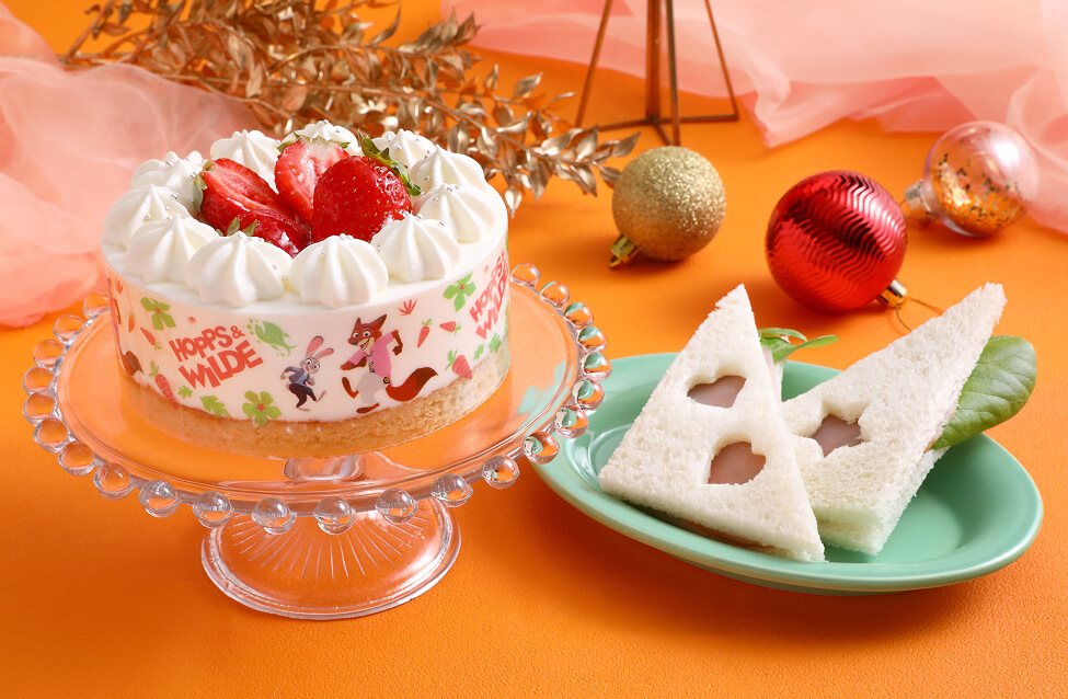 ズートピア/ベリーとキャロットのショートケーキ