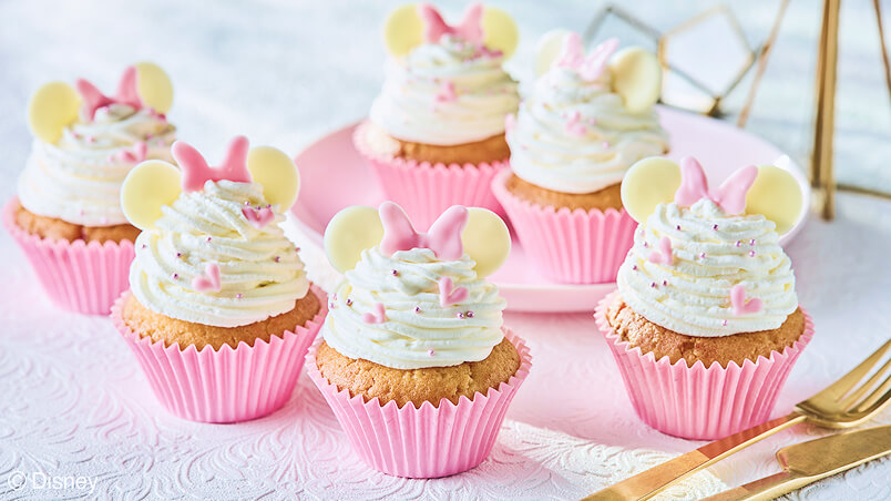 ミニーマウス/いちごカップケーキ