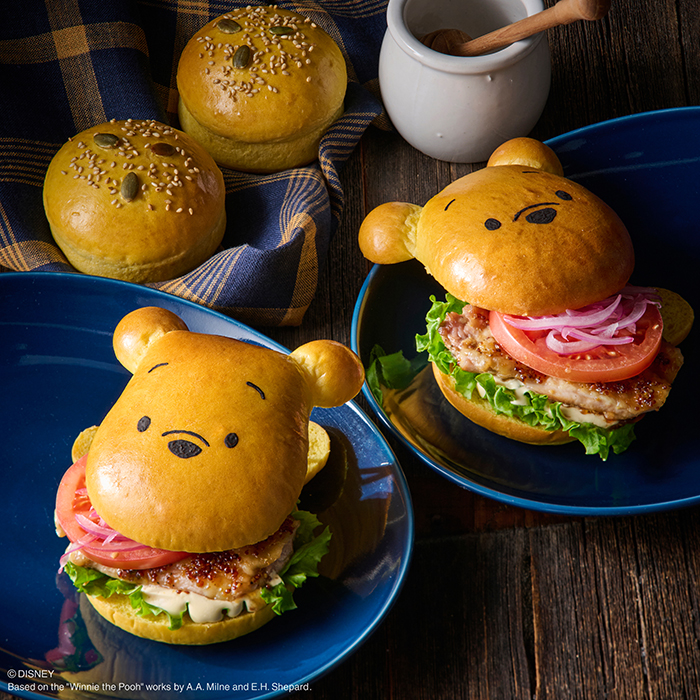 くまのプーさん/ハニーマスタードチキンバーガー |料理教室のABC