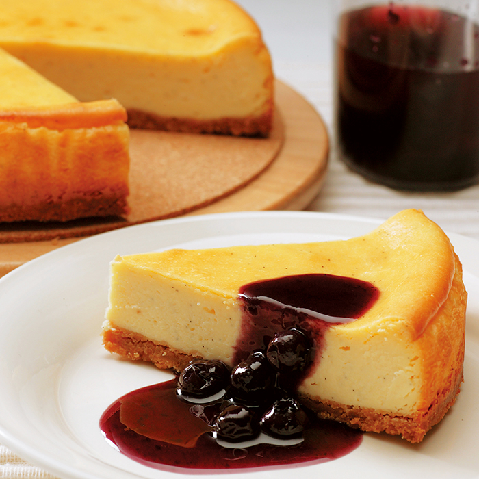 3 4月限定 Nyスタイルのチーズケーキ ブルーベリーソース 料理教室のabcクッキングスタジオ