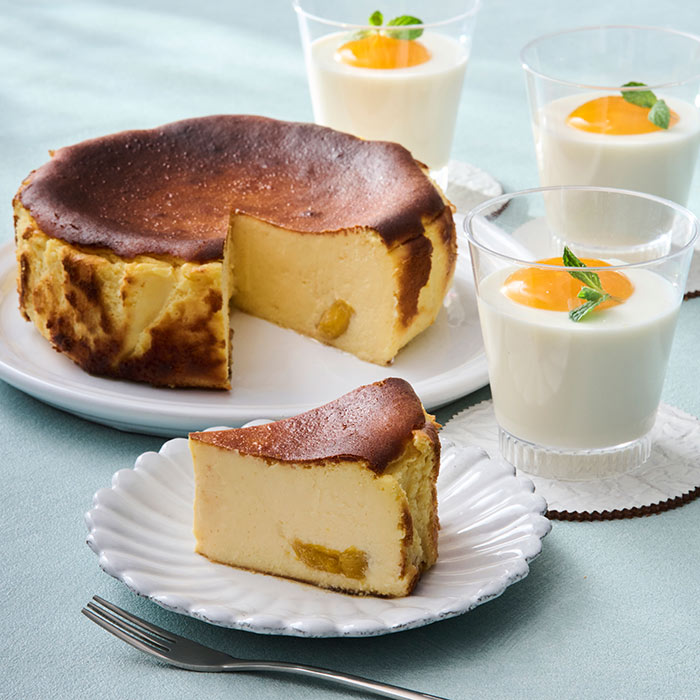 トロピカルバスクチーズケーキ＆ココナッツプリン