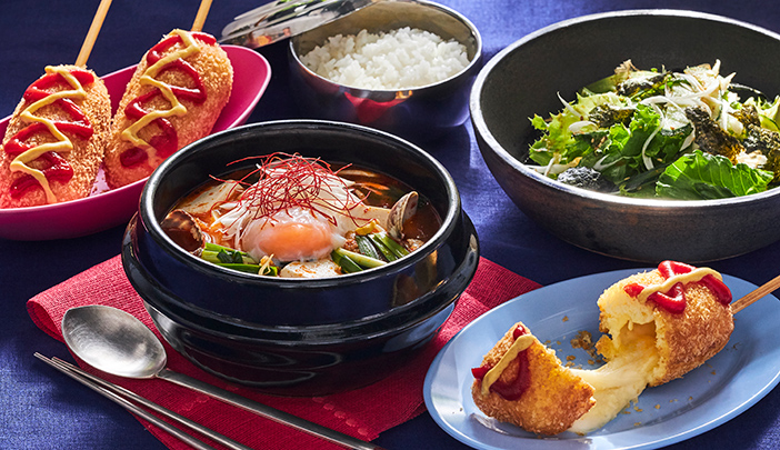 話題沸騰の韓国料理にトライ！