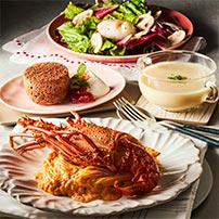 ロブスターを半身使用！作って食べて大満足のごほうびディナー
