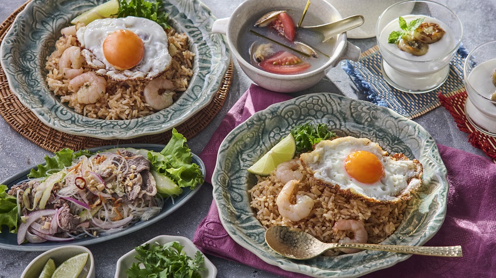 トムヤムクン炒飯＆牛しゃぶヤムウンセン