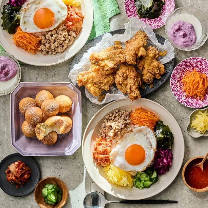 旨辛ビビンパ＆ザクザクチキンで韓国グルメ |料理教室のABCクッキング