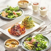 [ビューティー&ヘルシー]2種パスタのカフェ風ブランチ