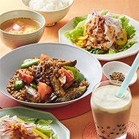 万能調味料を使って野菜たっぷり夏中華
