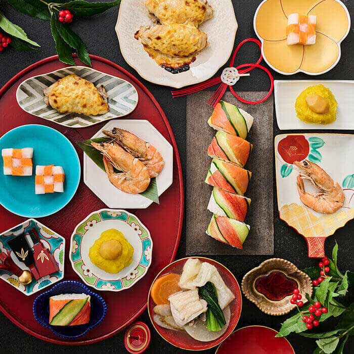 彩り手綱寿司で華やかおせち