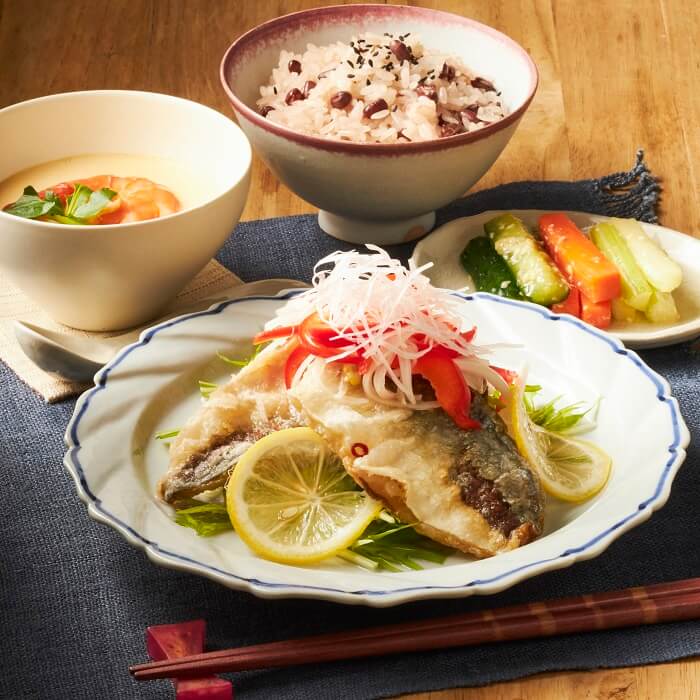 魚をおろして作る南蛮漬け