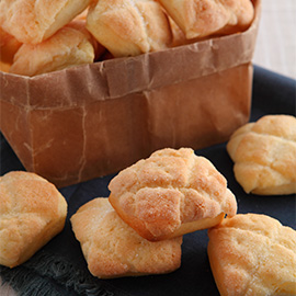 Square Miniature Melon Breads