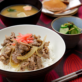 Gyudon～Beef Bowl Set