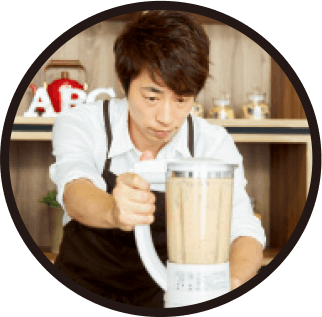 溶けた角餅がお米をコーティングしてもちもちに!