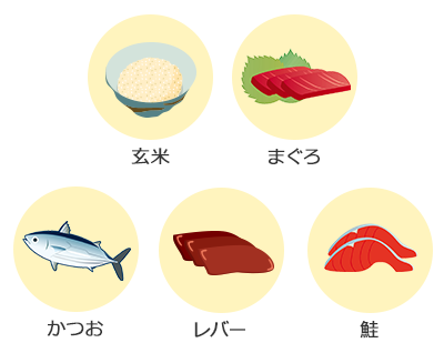 ビタミンB6が多く含まれる食材