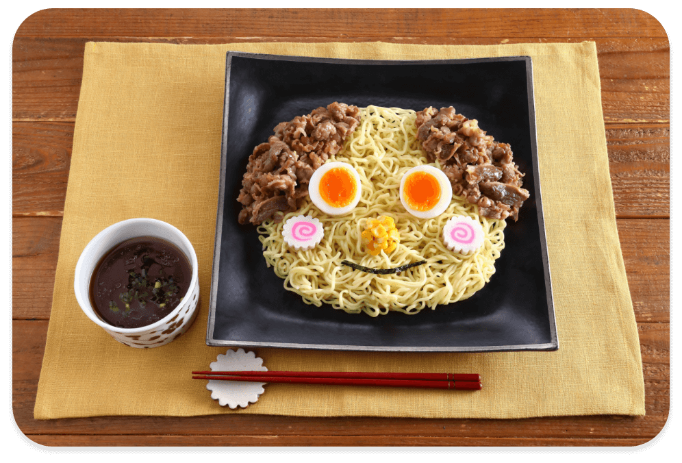 「わんわんかわらそば風」