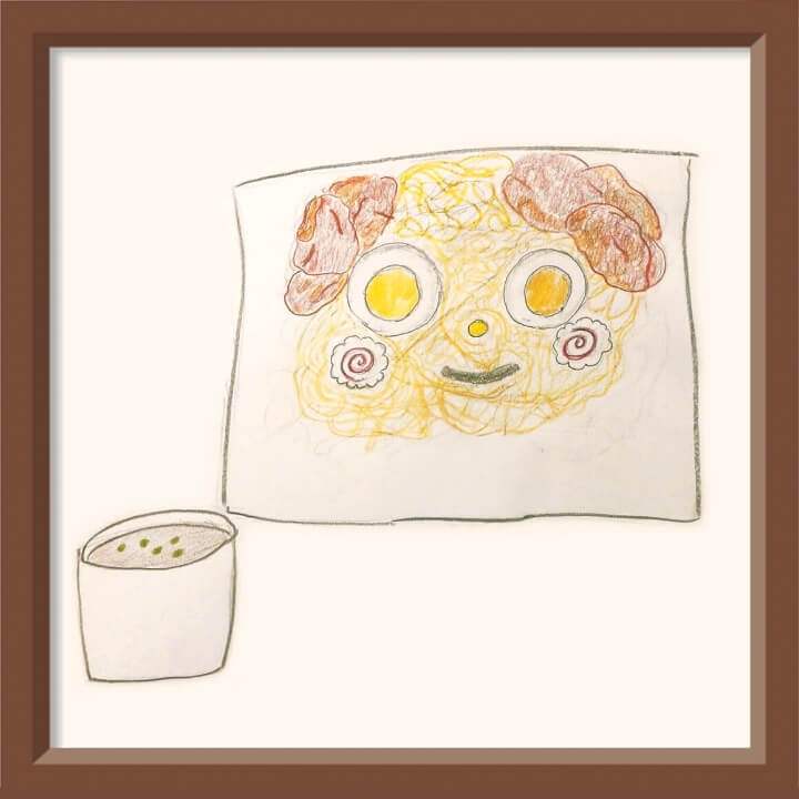 「わんわんかわらそば風」