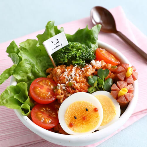 お豆腐タコライス弁当