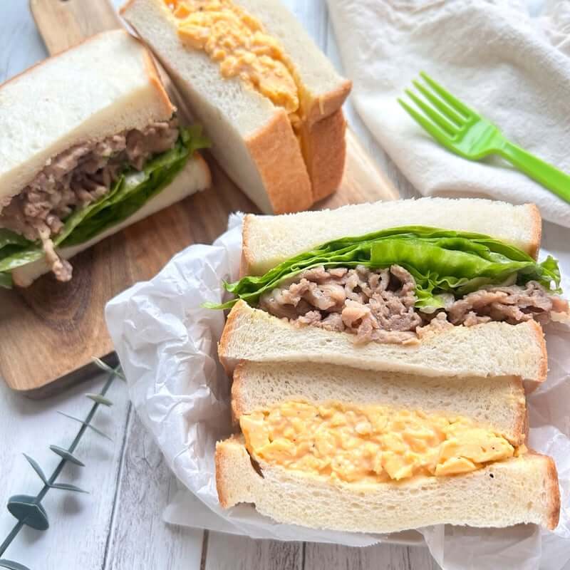 レンジで作る褒められサンド