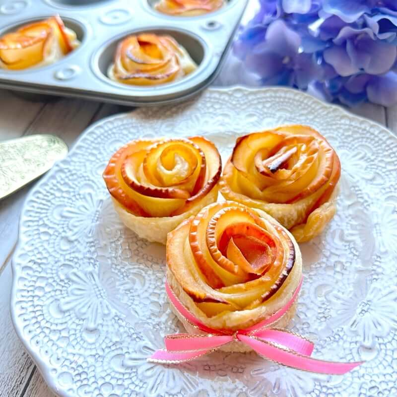 母の日にも♪ローズアップルパイ