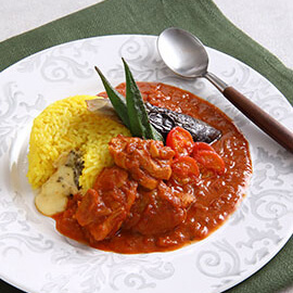 王道のチキンカレー＆ターメリックライス