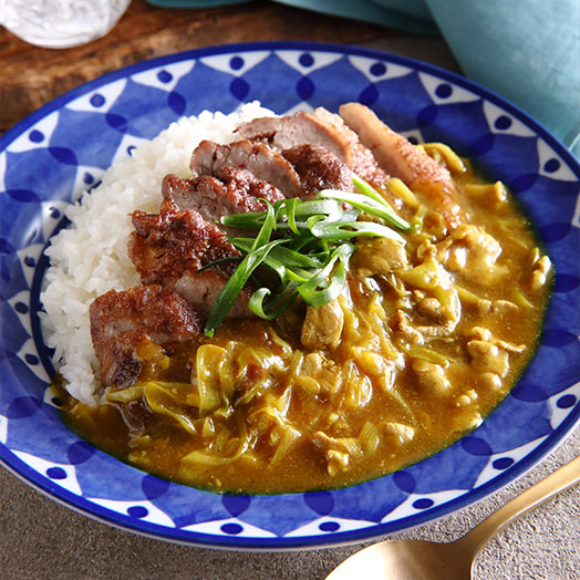中華風カツカレー