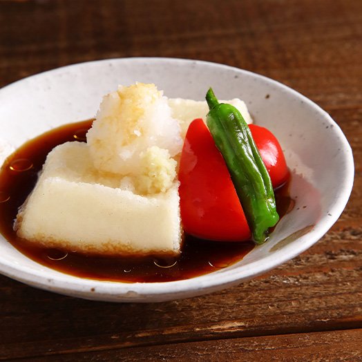 中華風オイスター揚げ出し豆腐