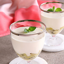 キウイの飲むレアチーズケーキ