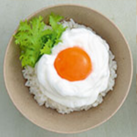 わさび香るメレンゲたまごかけごはん