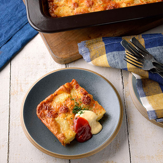 オーブンで作るスパニッシュ風オムレツ