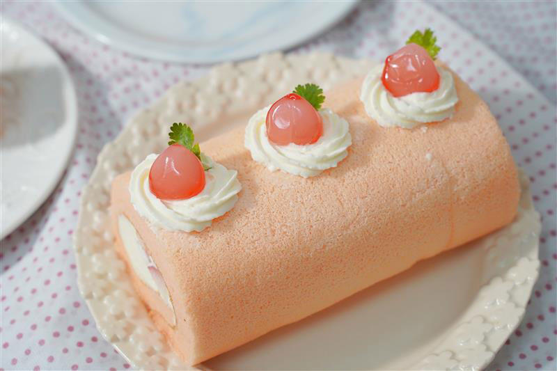 ピーチシフォンロール