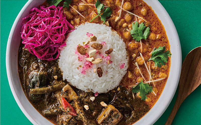 2種のヴィーガンスパイスカレー