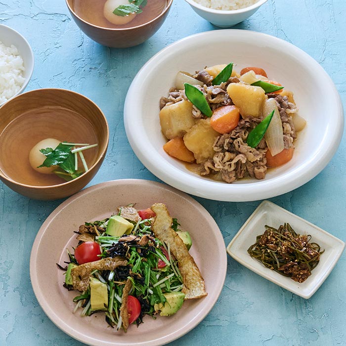 だしをきかせた ほっくり肉じゃが