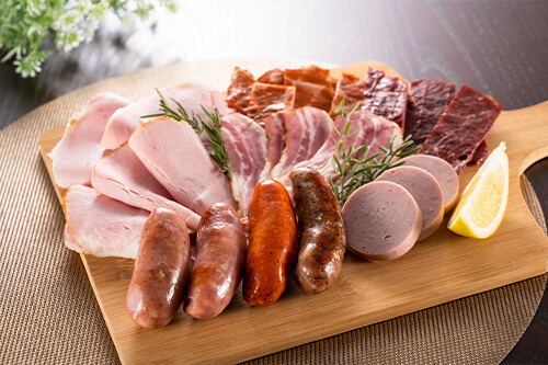 「一」氷温®熟成粗挽きソーセージ 香草ミックス/「一」氷温®熟成ベーコン【株式会社シェフミートチグサ】