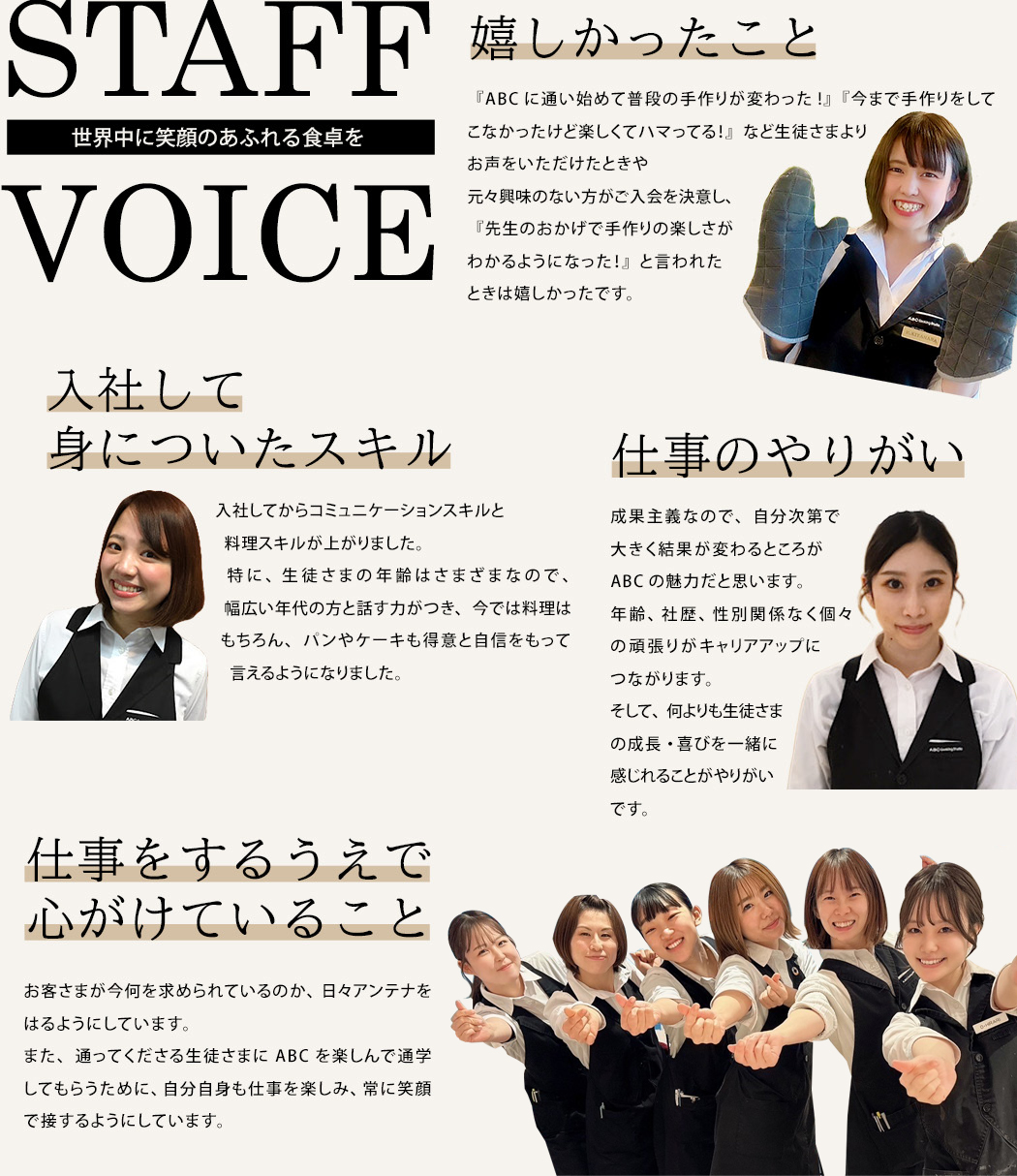 Staff voice