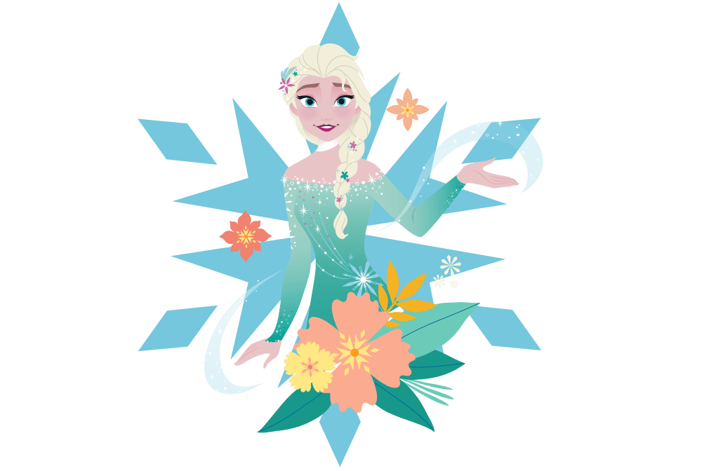 アナと雪の女王/氷の魔法のレアチーズケーキ