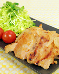 さっぱり!豚の塩しょうが焼き