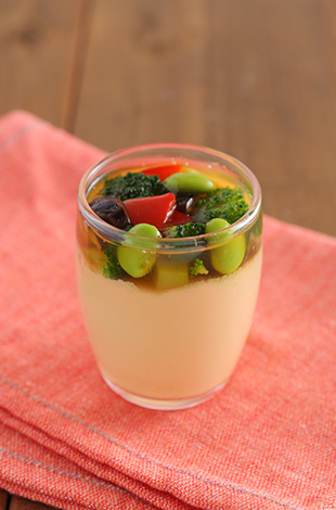 レンジで作る!野菜餡茶碗蒸し