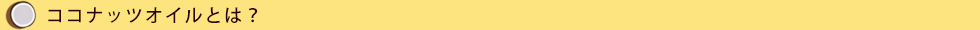 ココナッツオイルとは?